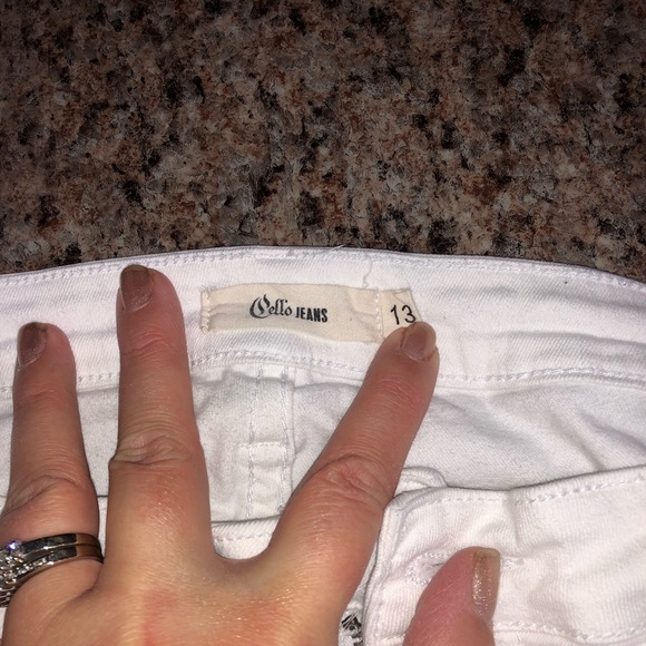 White Skinny Jeans Size 13 - Picture 3 of 4